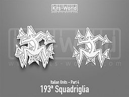 Kitsworld SAV Sticker - Italian Units - 193ª Squadriglia W:98mm x H:100mm 
